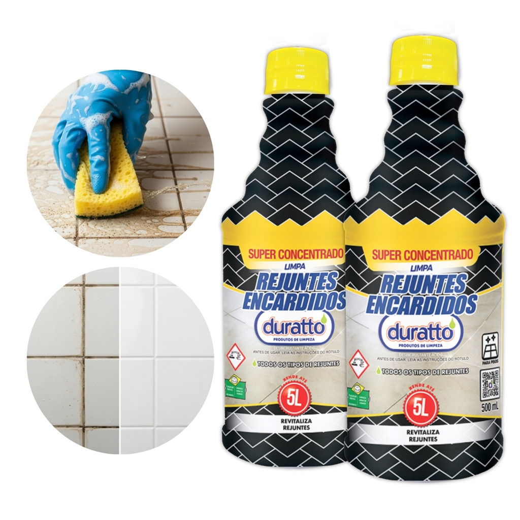 Kit Limpa Rejunte Concentrado Encardido Azulejo box Parede ...