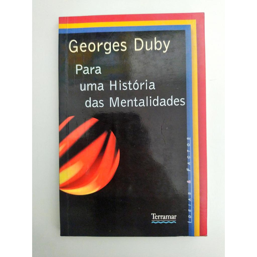 Para uma história das mentalidades de Georges Duby 7713581 | Shopee Brasil