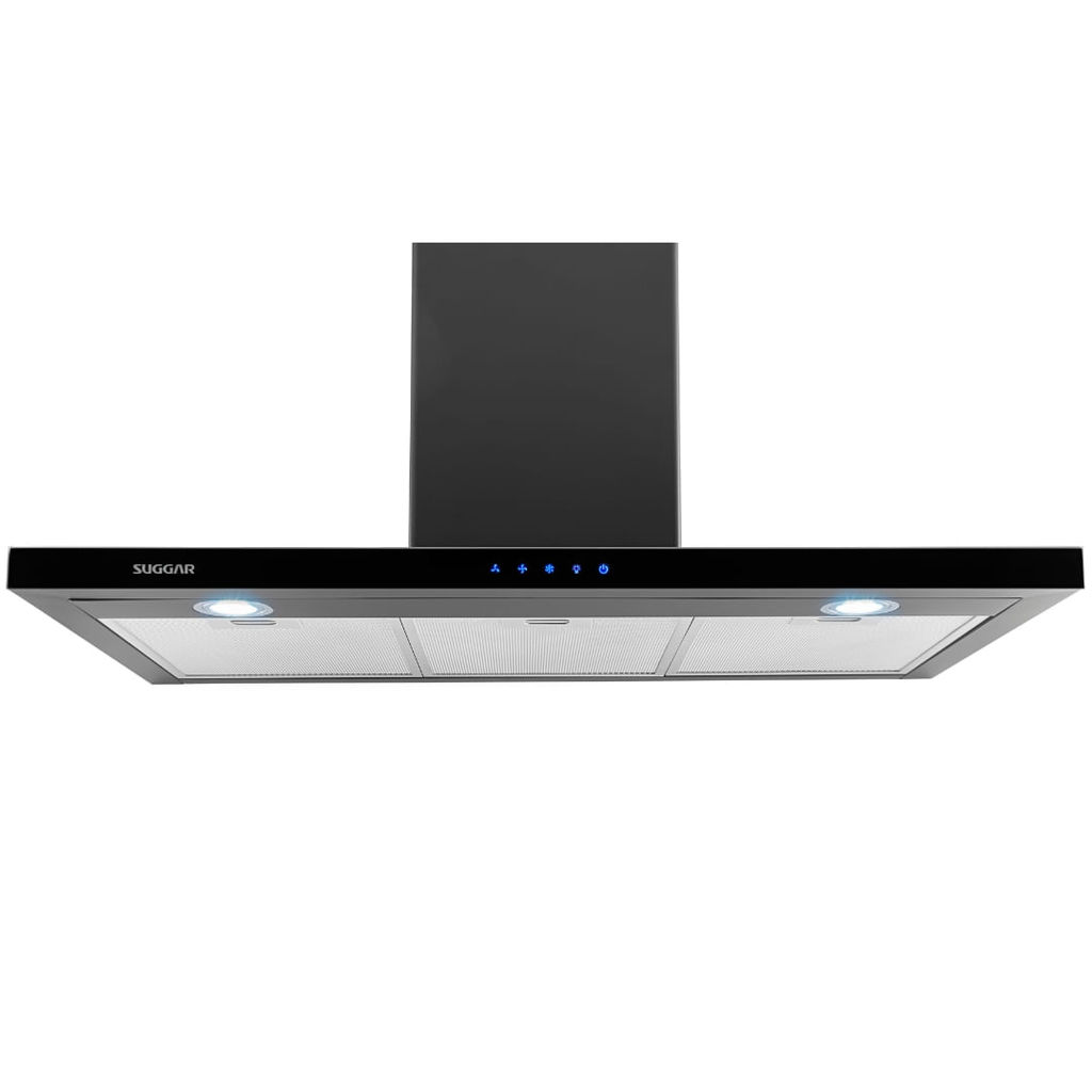 Coifa de Parede Suggar Granada Slim Touch 90Cm Preto
