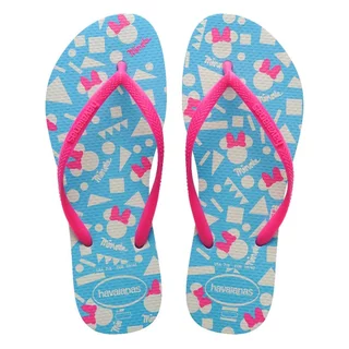 Havaianas Slim Disney Azul/Rosa em Oferta na Shopee