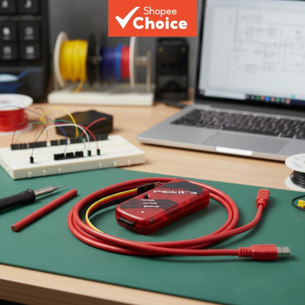 PIC PICKit 3 Kit3 Programador PIC Simulador Novo | Shopee Brasil