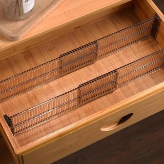 Organizador Gaveta Acrílico Regulável Kit 2 Peças Cristal Empilhável em Oferta na Shopee