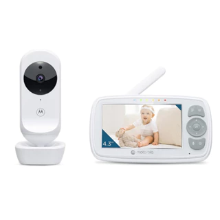 Babá Eletrônica VM34 S/Fio 4.3 Canção de Ninar Zoom Motorola em Oferta na Shopee