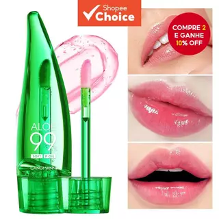 Brilho Labial De Maquiagem Aloe Vera : Esmalte Hidratante Que Muda De Cor Sensível À Temperatura , Não Pegajoso E em Oferta na Shopee