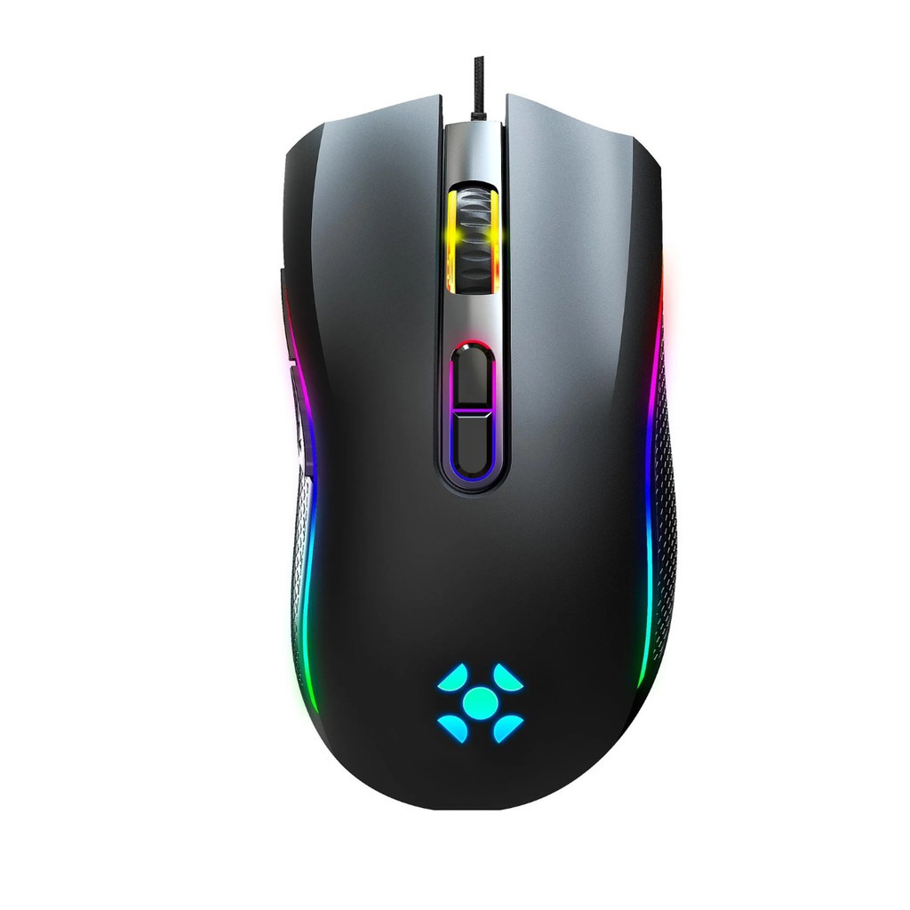 MOUSE GAMER RGB FORTREK BLACK HAWK RGB 7200 DPI | Shopee Brasil