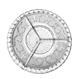 Petisqueira de Vidro 29,5X5,8Cm Mona c/ 3 Divisórias em Oferta na Shopee