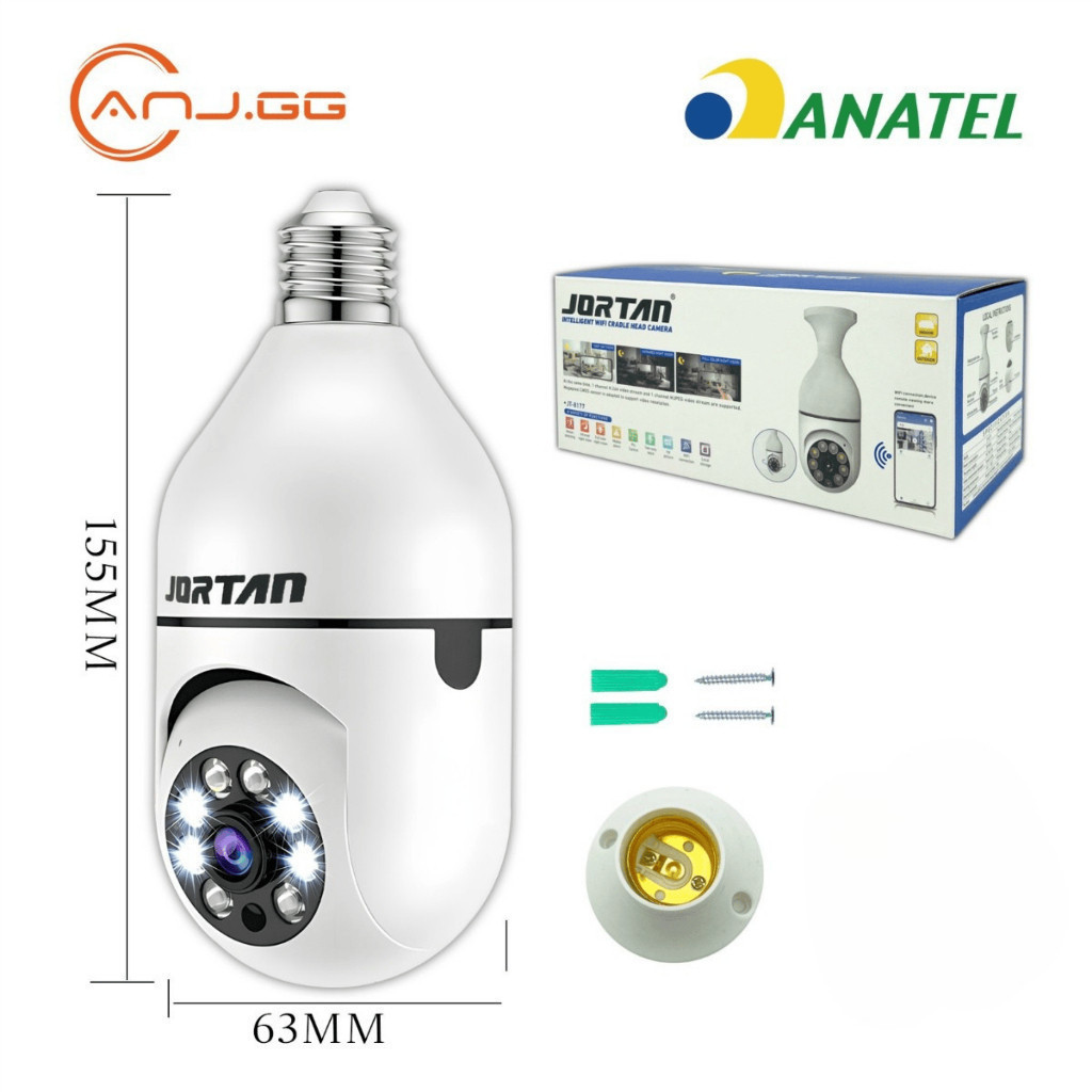 Câmera de Vigilância e Segurança Wi-Fi  Com Microfone e Alto-falante Visão Noturna, 360°via  yosse | Shopee Brasil