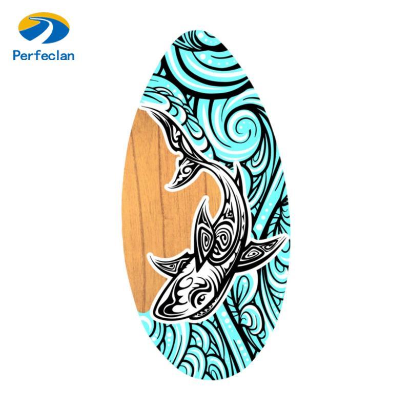 Perfeclan Skimboard 35 Polegadas Em Pé Brinquedos De Praia Esportes Aquáticos Água Rasa Pequena Prancha De Surf Para Cri