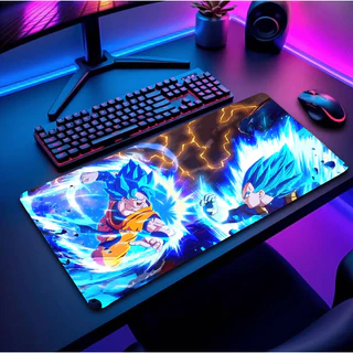 Mouse Pad Gamer Personalizado Grande RGB Anime Heróis Exclusivo 80x30cm Confortável e Preciso!