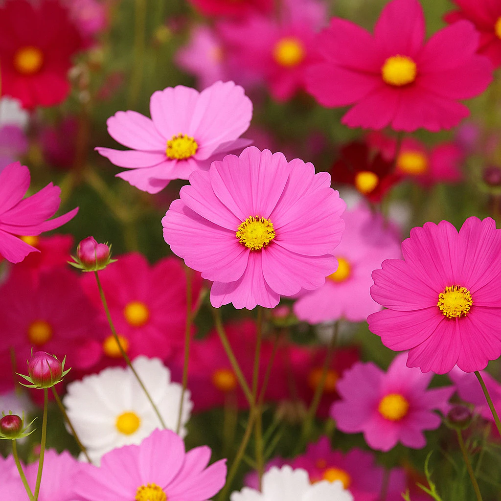 sementes de flores cosmos ornamentais