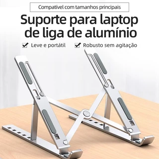 Base de Suporte em Ferro 🖥️ | Portátil Dobrável - Para Notebook & Tablet