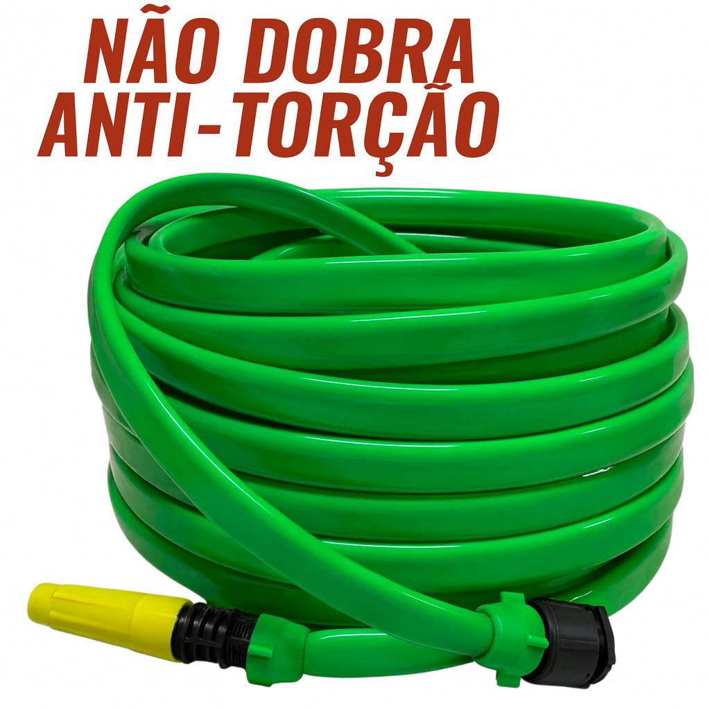 Mangueira De jardim Anti-torção - 50 Metros Siliconada Verde | Shopee ...
