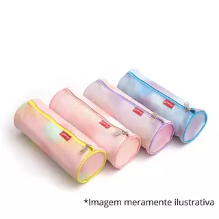 Estojo Feminino Tiedye 21x8CM em Oferta na Shopee