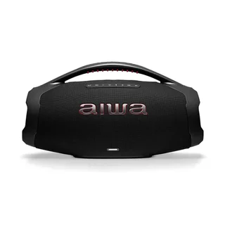 Caixa de Som Bluetooth AIWA Boombox Plus 200W Preto em Oferta na Shopee