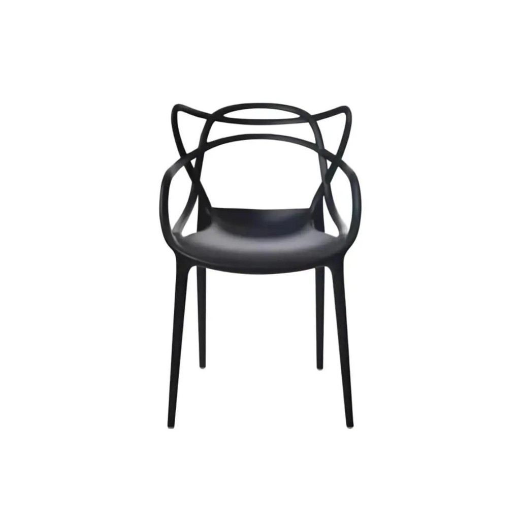 Cadeira Preta Allegra Para Cozinha/Mesa/Jantar/Varanda