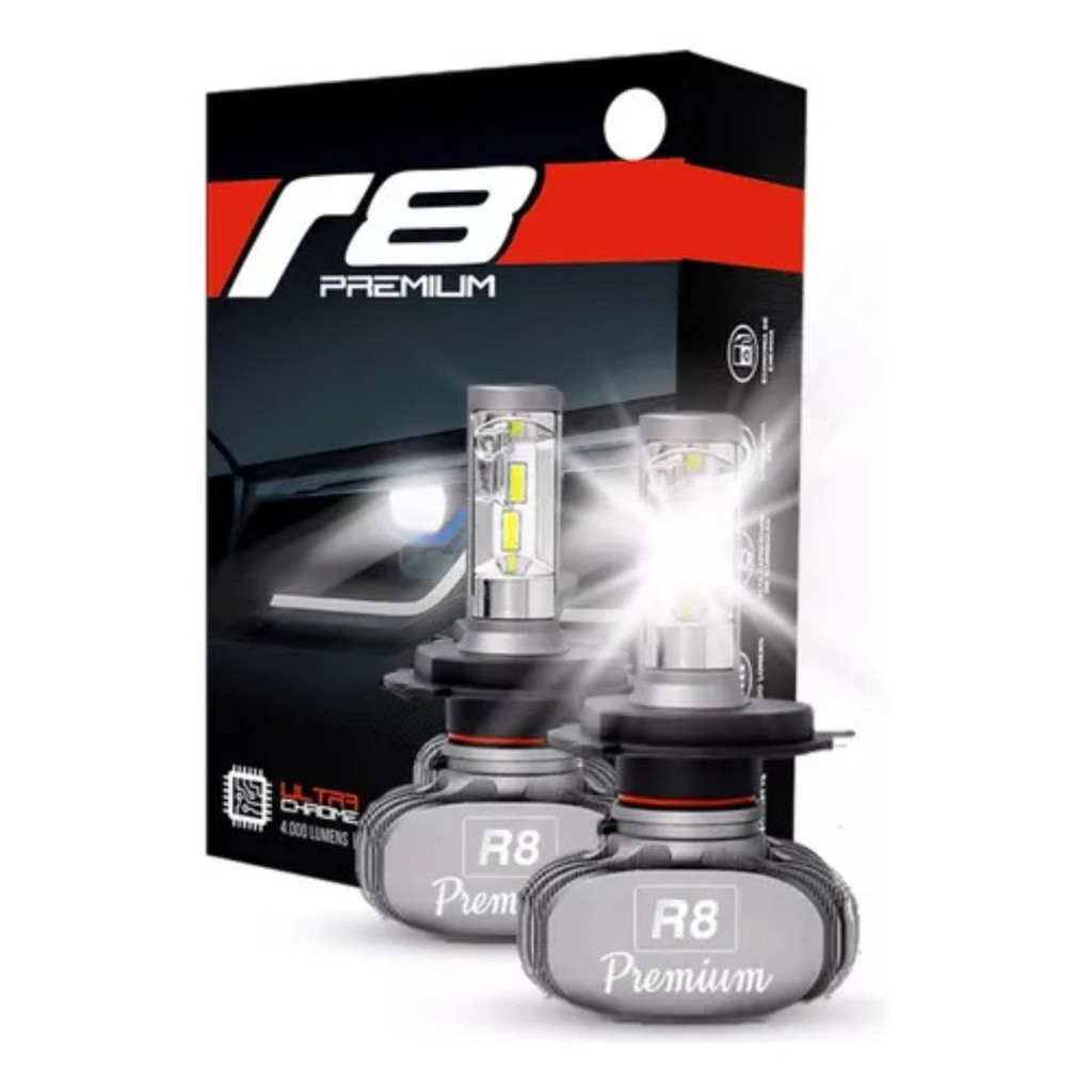 LAMPADA JR8 LED R8 PREMIUM H27/880 6500K | Shopee Brasil