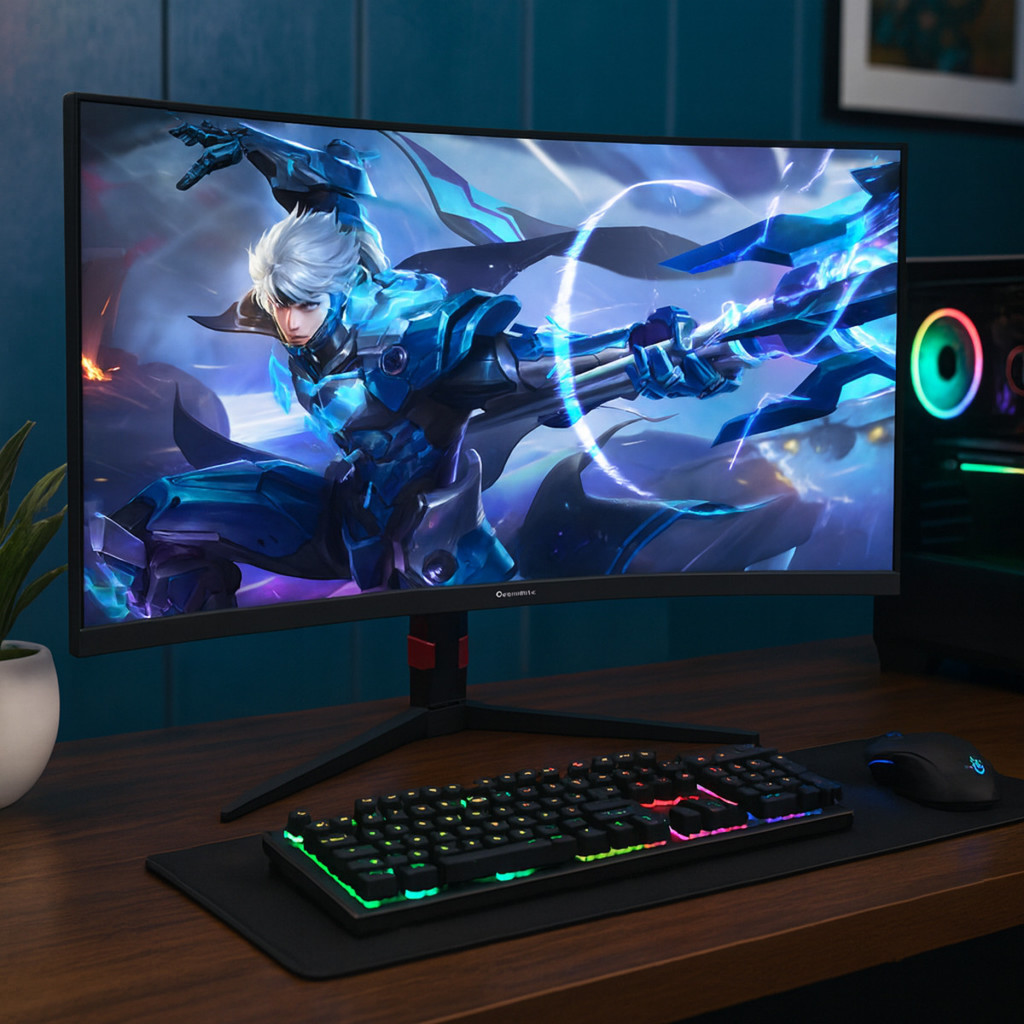 Monitor Gamer 27 Polegadas Curvo 1ms 200Hz 240Hz FHD HDMI DP Alta ...
