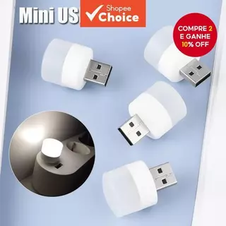 Luz Noturna USB Proteção Para Os Olhos Abajur De Mesa De Leitura Mini 5V LED Lâmpada De Energia Móvel De Computador em Oferta na Shopee