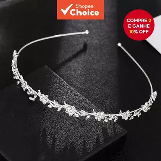 Argola De Cabelo Floral – Linda Flor De Ameixa Tiara De Cristal De Noiva Acessório De Natal em Oferta na Shopee