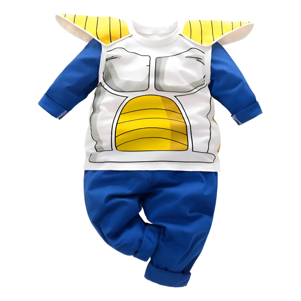 Fantasia Bebê Vegeta (Dragon Ball Z) – Macacão Roupa de Saiyajin com ...