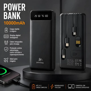 Power Bank Carregador Portátil 10000mah Peining Wup-1024
