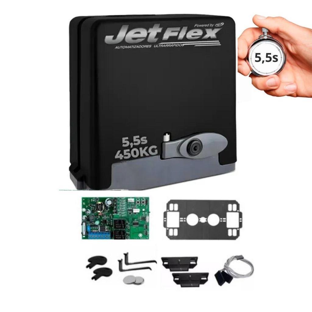 MOTOR DESLIZANTE PARA PORTÃO JETFLEX RÁPIDO DZ STARK 450 BIVOLT PPA ...