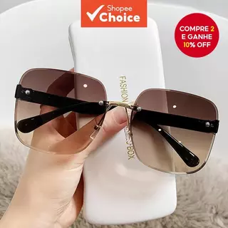 Novo 2025 UV400 Tons Estéticos Óculos De Sol Para Mulheres/Homens Cor Moda em Oferta na Shopee