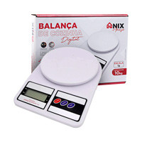BALANÇA DE COZINHA DOMÉSTICA BRANCA DIGITAL 10KG NIX HOUSE | Shopee Brasil
