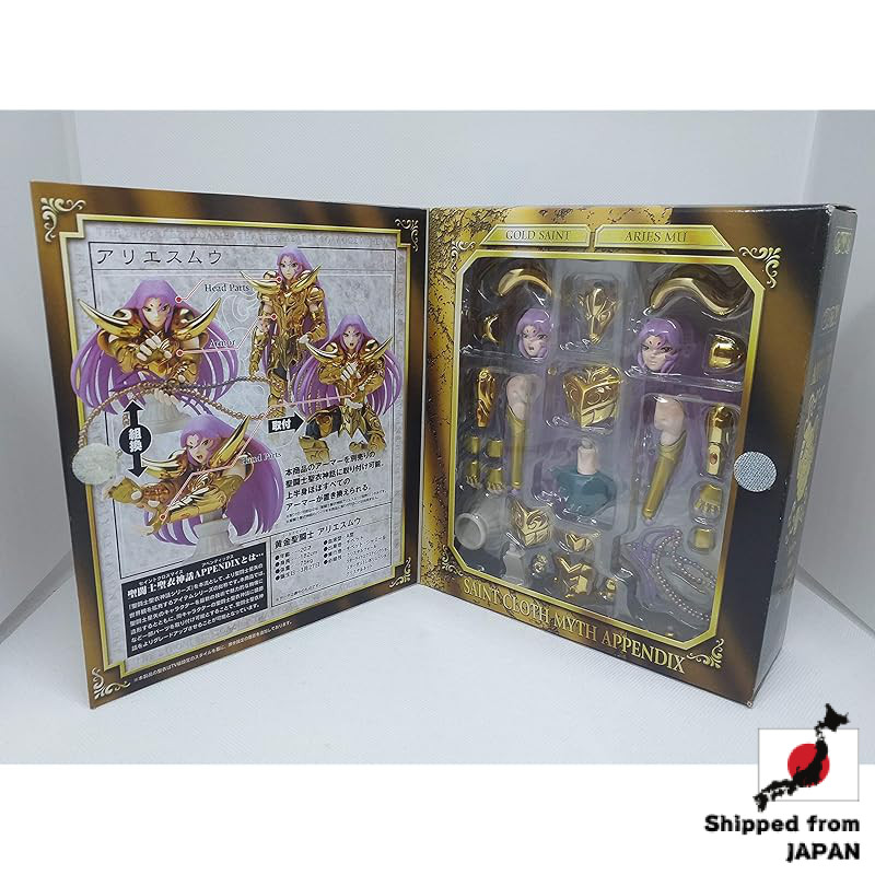 TAMASHII NATIONS Saint Seiya Myth Cloth APPENDIX Aries Mu 【Envio rápido ...