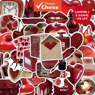 50pcs Adesivos Decorativos Retrô Estilo Instagram Criativos e Personalizados para Bolsas de Mão e Tablets Água à Prova em Oferta na Shopee