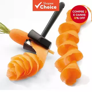 Rolo De Salada Em Aço Inoxidável , Cenoura , Pepino , Faca De Escultura , Espiral , Fatiador haping em Oferta na Shopee
