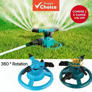 Sprinkler De Água 360 Graus Automático Jardim Sprinklers Rega Grama Gramado Bico Rotativo Sistema Suprimentos em Oferta na Shopee