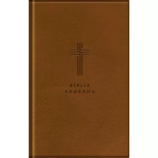 Bíblia Sagrada | NVI | Letra Gigante | Capa Luxo Marrom em Oferta na Shopee