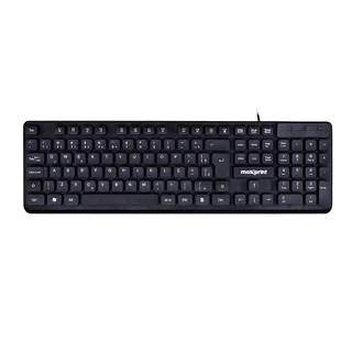 Teclado Maxprint TE2001 com Fio e Teclas Flutuantes Preto em Oferta na Shopee