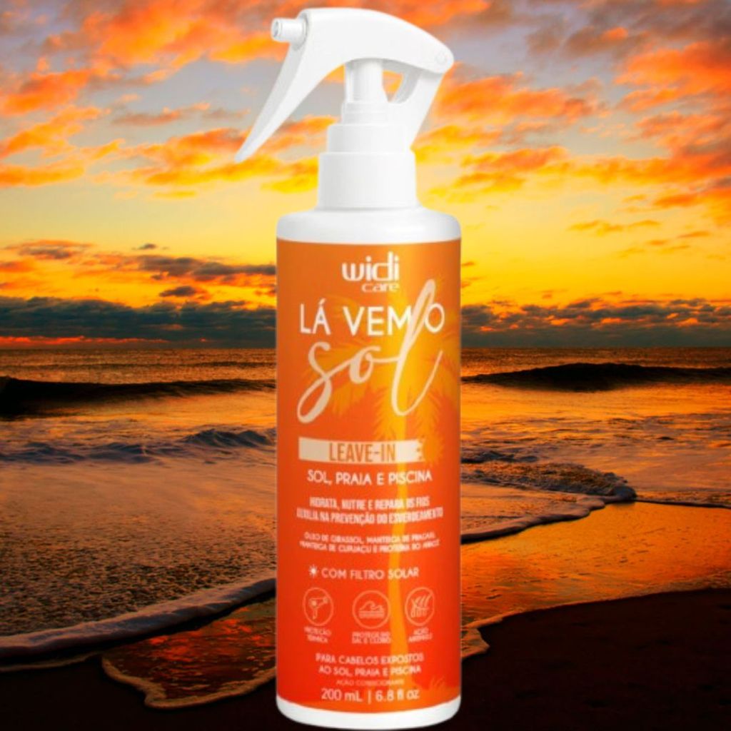 Leave-In Widi Care Lá Vem o Sol 200ml – Proteção Solar + Hidratação e ...
