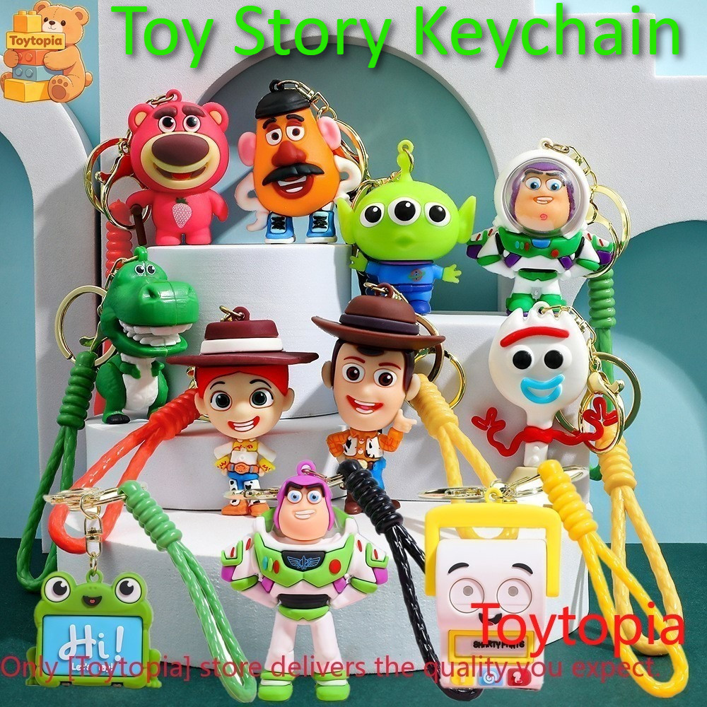 Toy Story Chaveiro Lilypad Buzz Lightyear Woody Lotso Rex Jessie