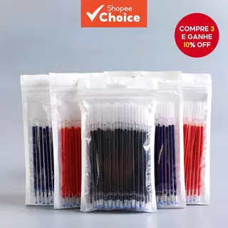 Recargas De Caneta Gel De 0.38 Mm E 0.5-Tinta Completa De Agulha Ponta De Bala Para Escrita Ultra-Suave em Oferta na Shopee