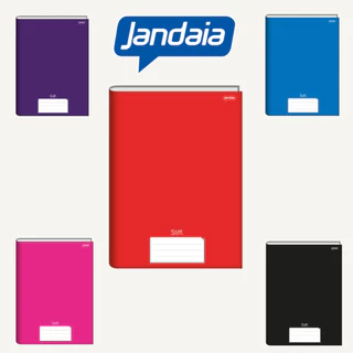 Kit 3 Cadernos Brochura Grande Universitário Capa Dura Brochurão Escolar Infantil Jandaia 96 Folhas
