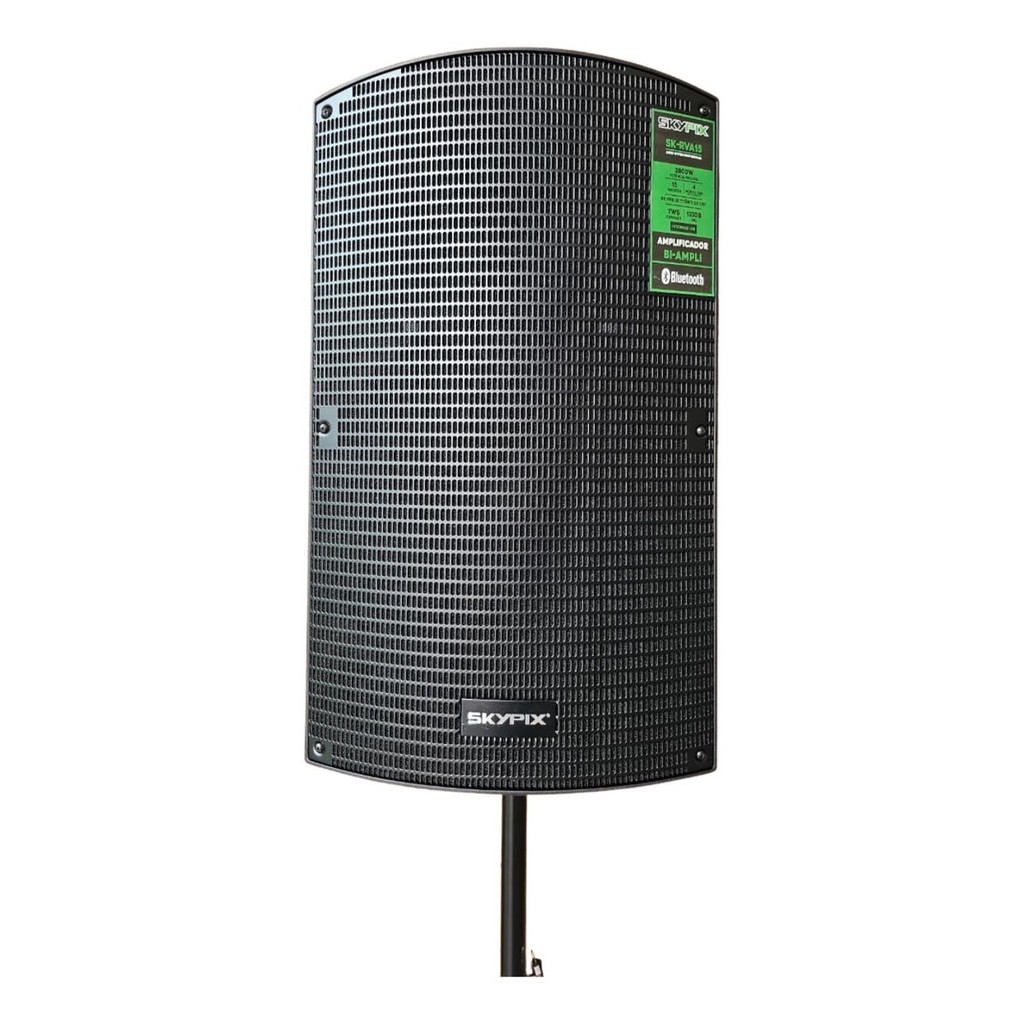 Caixa De Som Ativa 15 Pol 2800w 133db C/ Tripé Sk-rva Skypix