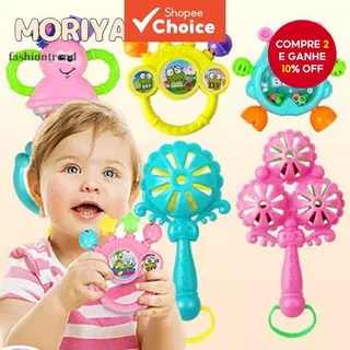 MORIYA Baby 7 Pçs Chocalhos Mordedor De Chocalho Para Bebê Recém-Nascido em Oferta na Shopee