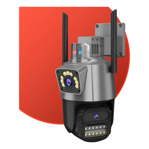 Câmera Wi-Fi Dupla Lente IP66 JORTAN 8188FTV