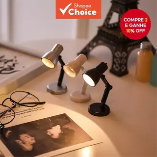 Mini LED Multi-Função Dormitório Candeeiro De Mesa Dobrável Luz De Leitura Lâmpada De Clipe De Alta Qualidade em Oferta na Shopee
