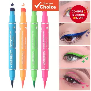 4Pcs/Set Delineador de Olhos Carimbo Líquido Feltro Gel Estrela Coração Lua Borboletas À Prova d'Água Maquiagem Criativa em Oferta na Shopee