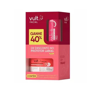 Vult Promopack Creme Facial Antissinais 100g + Protetor Labial Melancia Fps 15 3,5g em Oferta na Shopee