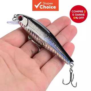 Isca De Peixinho Japonês-8.5 Cm 9.2g Jerkbait Afundando Para Baixo E Pique em Oferta na Shopee