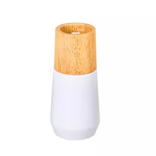 Moedor de Sal e Pimenta Tramontina Realce em Madeira de Seringueira de 12,7 cm Branco em Oferta na Shopee