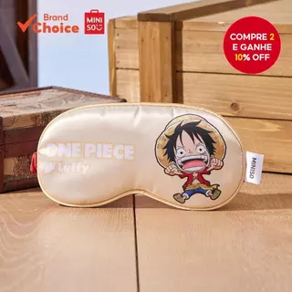 MINISO Série "clássica" One Piece - Máscara de Olhos Macia e Confortável (luffy) 20cm × 9,4cm