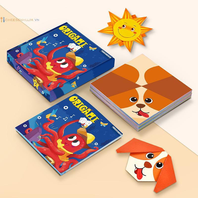 Kit Cs Origami Para Crianças De 5 A 16 Anos , 108 Folhas Com 54 Padrões ...