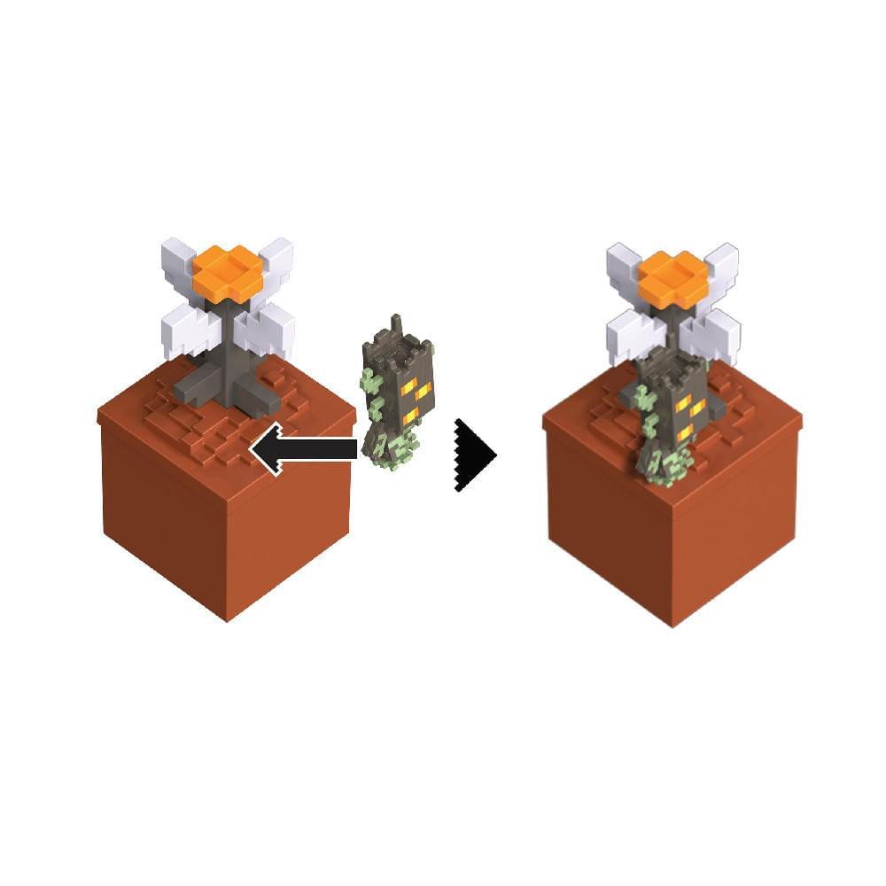 Minecraft Bloom Blocks Flor de Olho - Mattel | Shopee Brasil