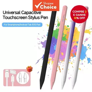 Caneta Stylus Universal Com Toque Suave De Alta Qualidade Para Smartphone Android Tab Pad iOS Windows iPad Apple Pencil em Oferta na Shopee